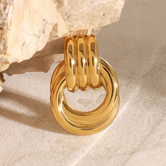 Mini Knot Brooch*Minimalist Modern Business casual pin*JD - Picture 2 of 3